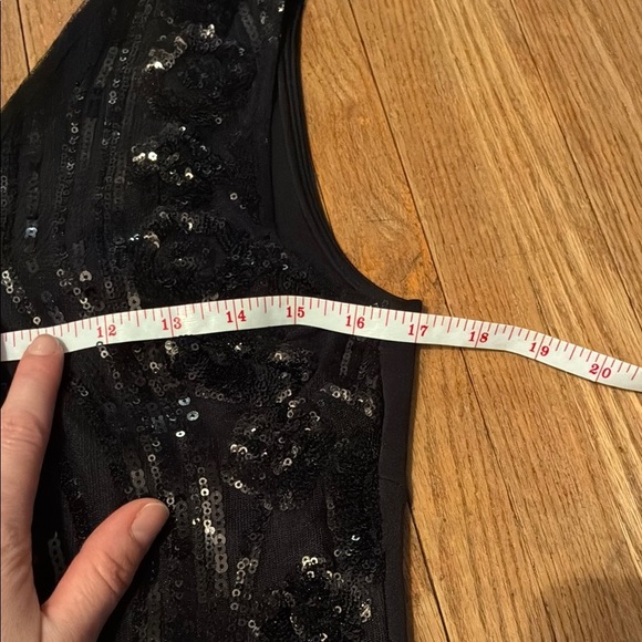 Molly Bracken Black Sequin Sleeveless Cocktail Dress - Picture 8 of 13